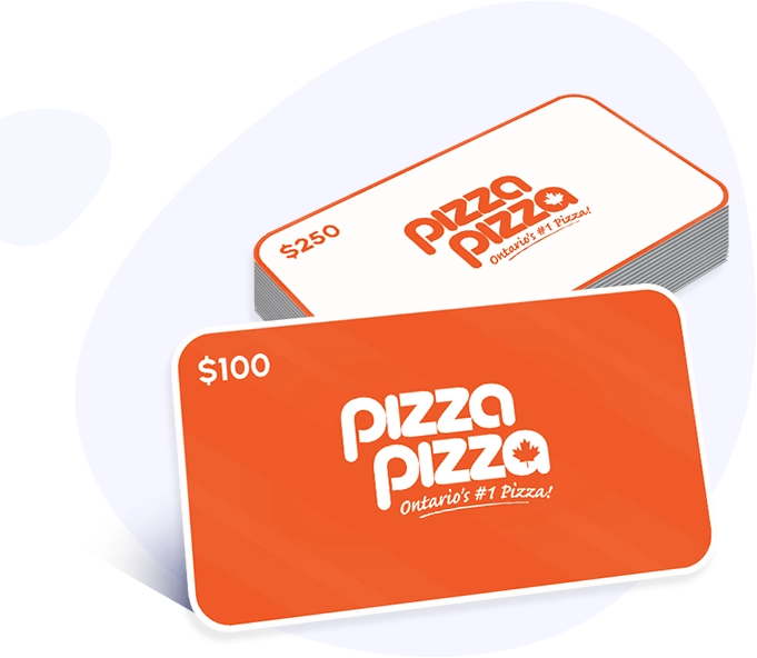 $100 PIZZA PIZZA Gift Card